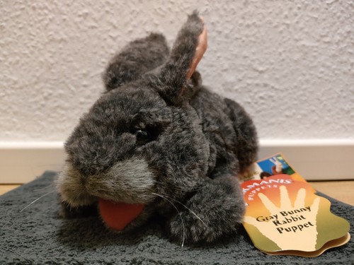 Folkmanis gray bunny rabbit - folkmanis,