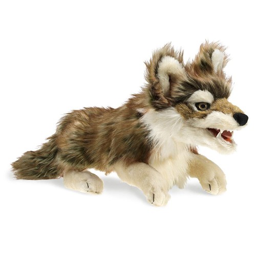 Folkmanis handpuppe grauwolf - folkmanis,
