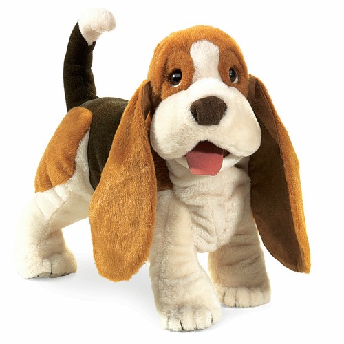 Folkmanis handpuppe basset - folkmanis,