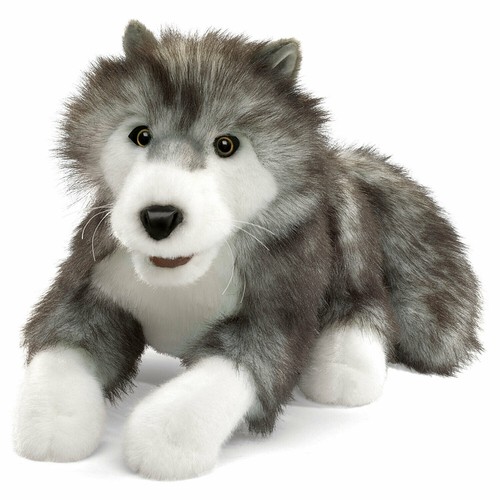 Folkmanis handpuppe timberwolf - folkmanis,