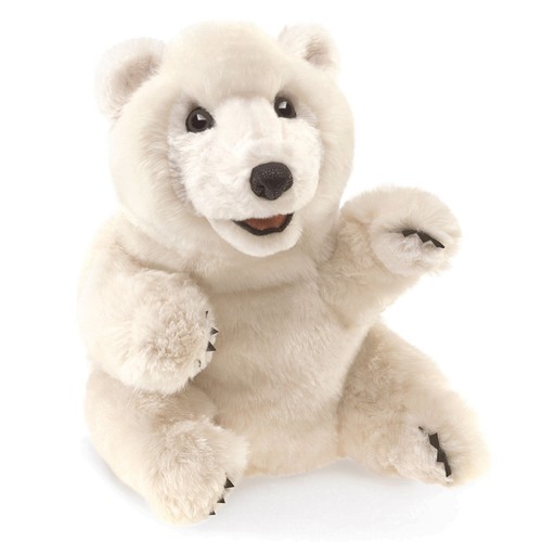 Folkmanis eisbär handpuppe - eisbär, 28