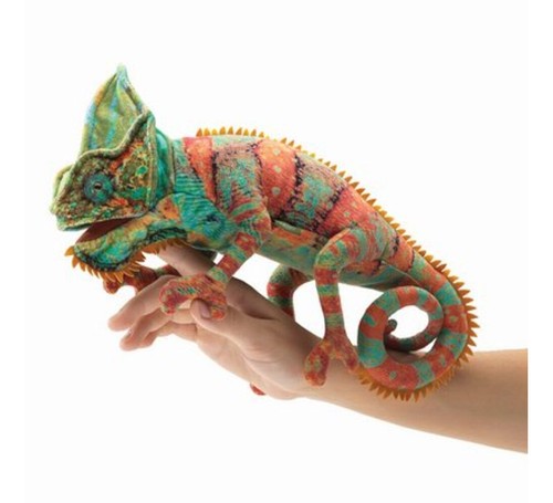 Folkmanis handpuppe chamäleon - folkmanis,
