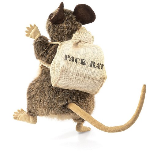 Folkmanis handpuppe ratte - folkmanis,
