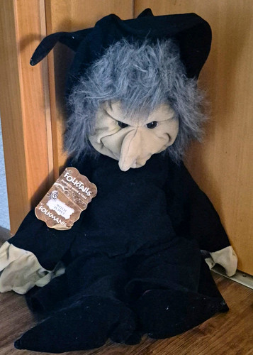 Folkmanis hexe handpuppe witch - folkmanis,